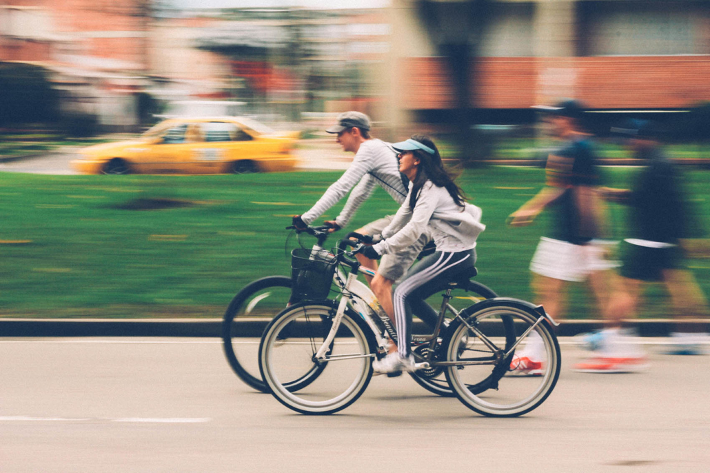 Bike Riders in the city